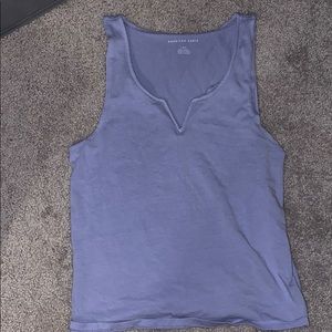 LIGHT BLUE AMERICAN EAGLE TANK TOP